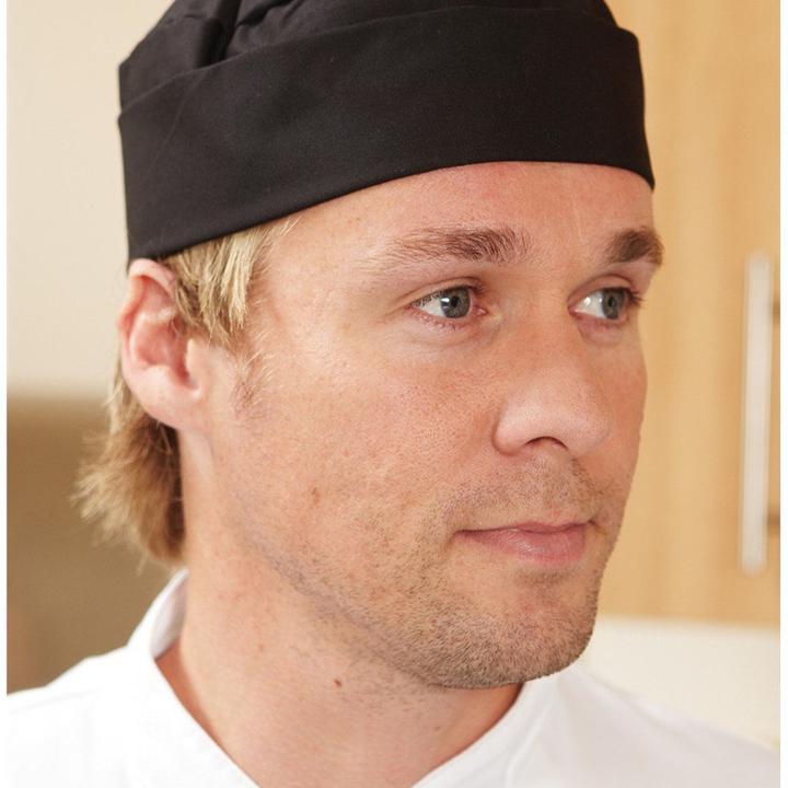 Produktbild Dennys Skullcap Kochmütze Kochkappe Schwarz