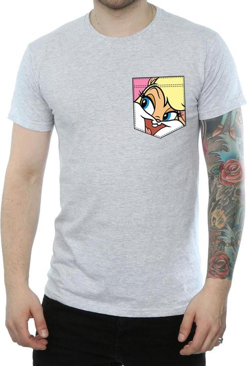 Produktbild Looney Tunes Lola Bunny Face Faux Pocket TShirt (S)