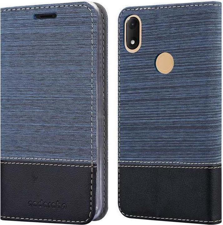 Produktbild Cadorabo Book Jeans Optik Cover (Wiko View Max)