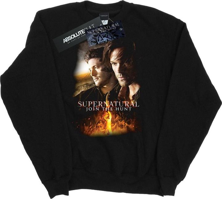 Supernatural Flaming Poster Sweatshirt (M)