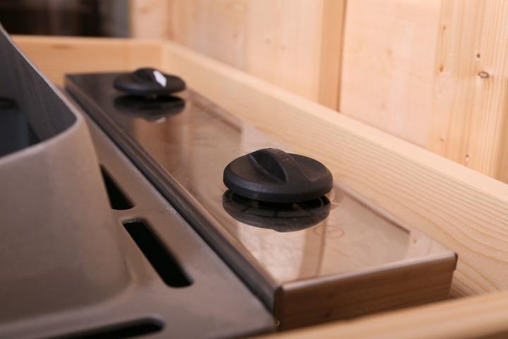 Actual product image Karibu Saunaofen