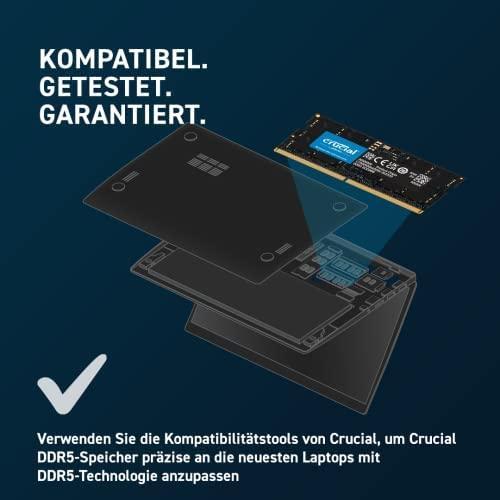 Productafbeelding Crucial Kit DDR5-4800 SODIMM (2 x 32GB, 4800 MHz, DDR5 RAM, SO-DIMM)