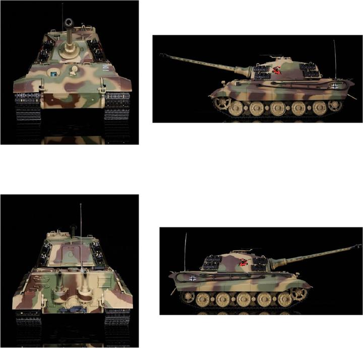 Actual product image Es-toys Heng Long RC Tank Dt King Tiger (RTR Ready-to-Run)