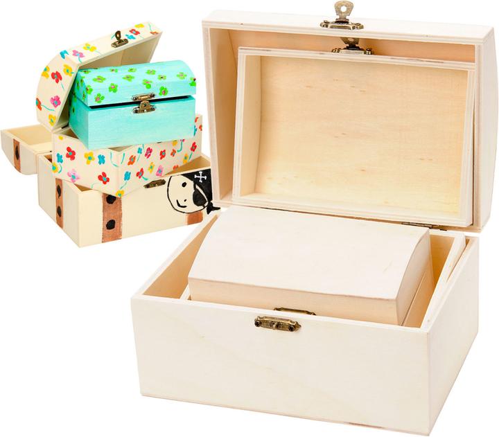 Productafbeelding Playwood Versier je eigen houten schatkist