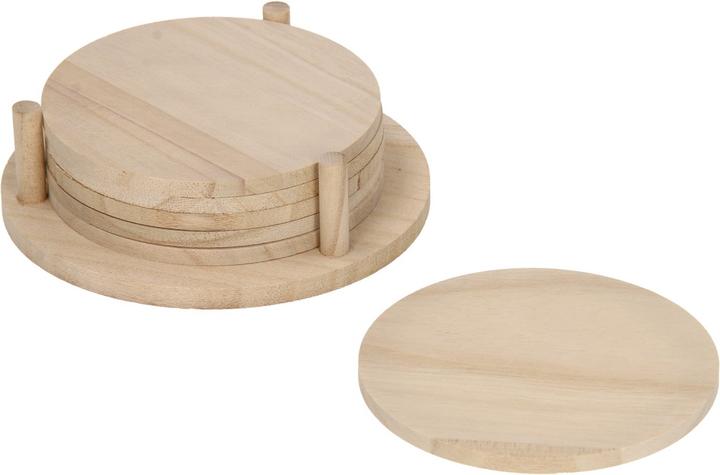 Actual product image Playwood Decorate your own wooden coasters