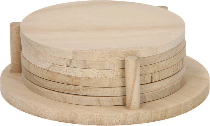 Actual product image Playwood Decorate your own wooden coasters