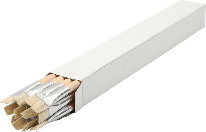 Creativ Company Houten Kwasten nr. 14, Lange Steel, 12st. (12 mm)
