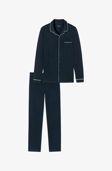 Actual product image Schiesser Pyjamas "Fine Interlock" navy (XL)