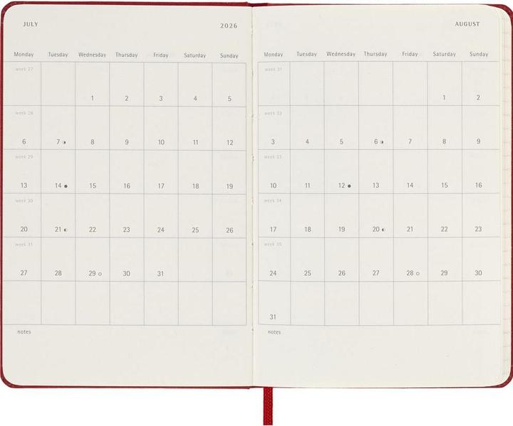 Productafbeelding Moleskine Taschenagenda Daily (9 x 14 cm, Engels)