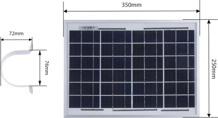 Produktbild Seeed Studio Solar Panel PV 12W mit Halterung (12 W, 2.35 kg)