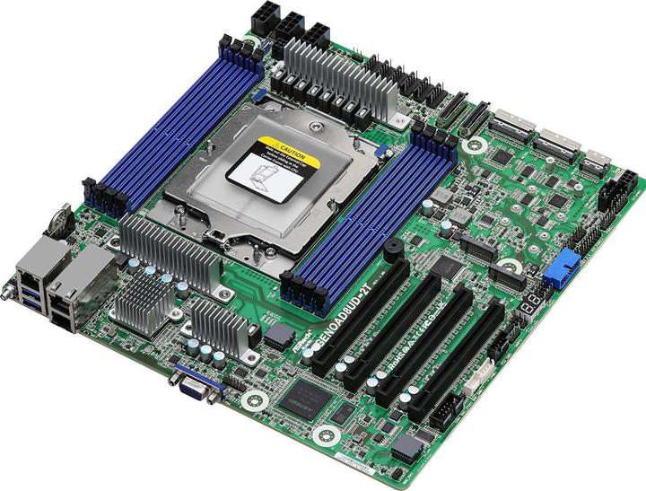 Actual product image AsRock Rack GENOAD8UD-2T/X550 (SP5, AMD SoC, mATX)