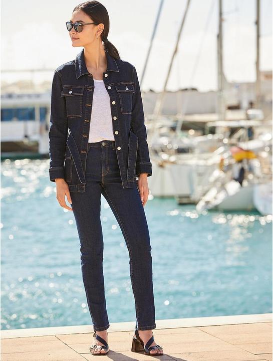 Produktbild Anne Weyburn Jeansjacke mit gerader Schnittform (48)