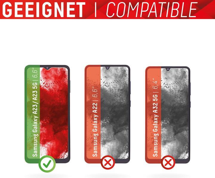 Produktbild Displex Real Glass, 2D Panzerglas (1 Stück, Samsung Galaxy A23 5G, Samsung Galaxy A23, Samsung Galaxy M23, Samsung Galaxy F13, Samsung Galaxy M33, Samsung Galaxy M13)
