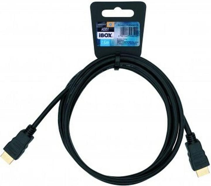 iBox ITVFHD0115 HDMI Cable HDMI Type A (Standard) (1.50 m, HDMI)