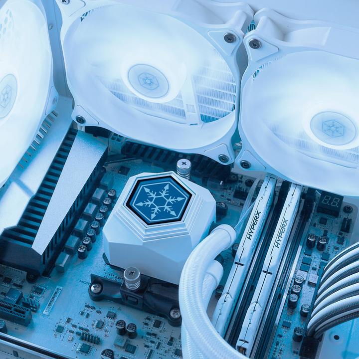 Produktbild Silverstone Permafrost PF240W-ARGB, V2 Komplett-Wasserkühlung