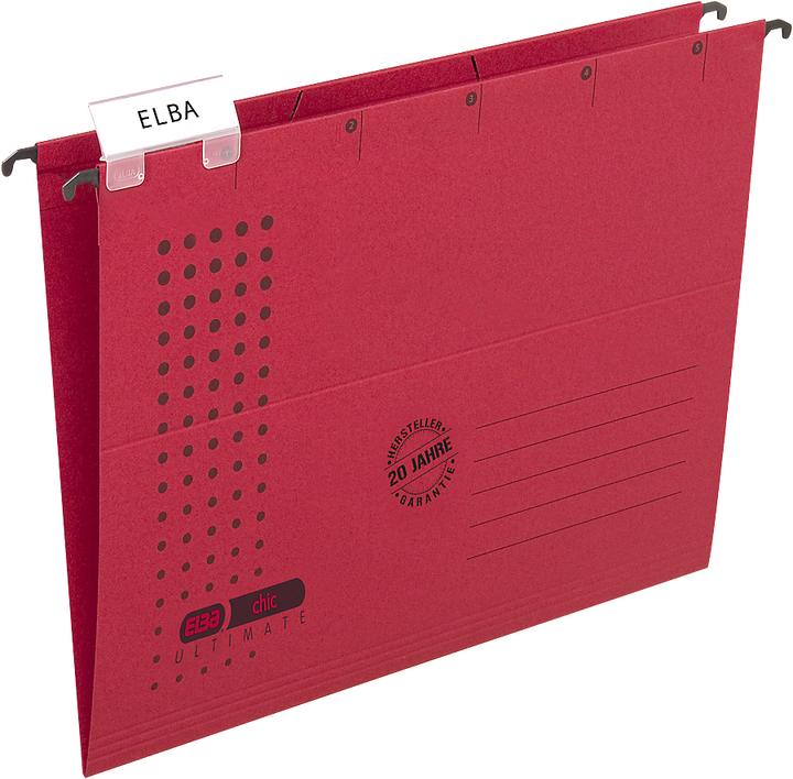 Produktbild Elba chic® ULTIMATE Hängeregistratur, für Formate bis DIN A4, seitlich offen (A4, 25 x)