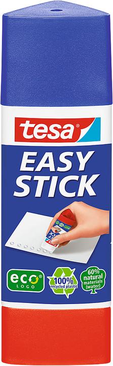 Produktbild tesa 3x Klebestift ecoLogo, geruchsneutraler Klebstick für Papier / Pappe