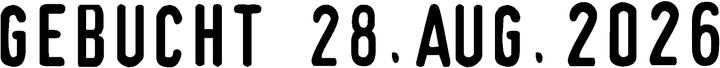 Actual product image Trodat Office stamp 5117, date stamp with 12 office texts, font height 4 mm