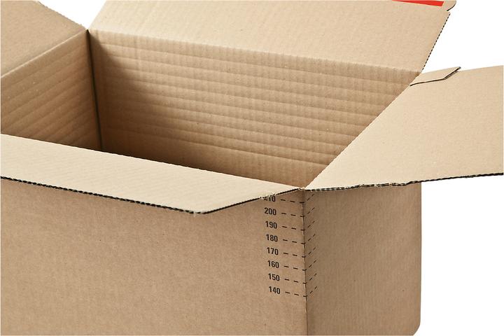 Produktbild Colompac Blitzbodenkarton, versch. Grössen bis A3, doppelter Boden, Selbstklebeverschluss, braun, 10 Stück (44.5 x 31.5 cm, 10 x)