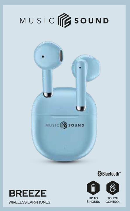 Actual product image Music Sound Btmstwsbreezeb (No noise cancelling, 4.50 h, Wireless)
