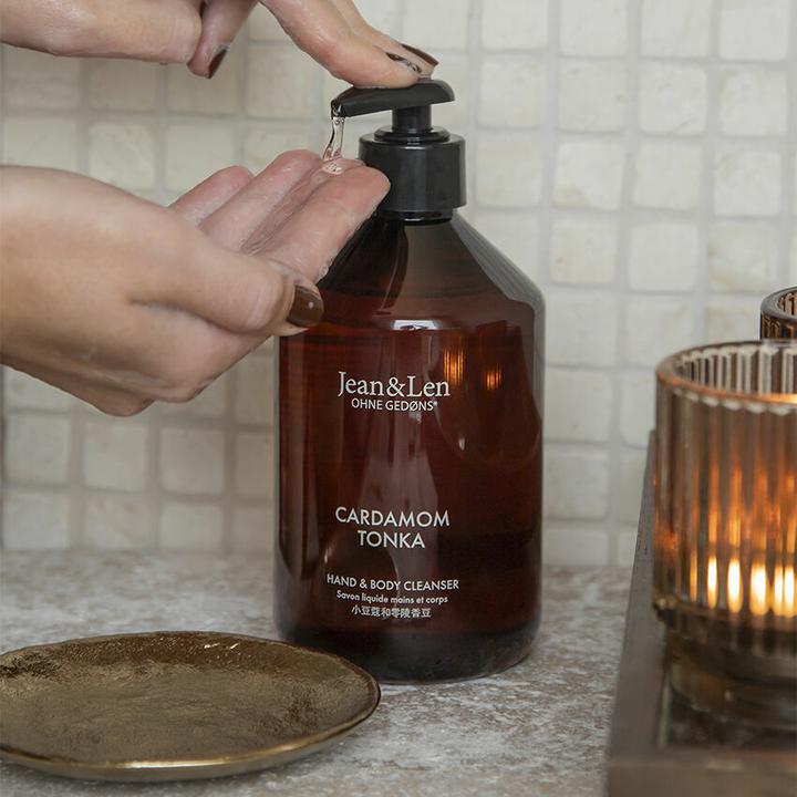 Actual product image Jean & Len Hand & Body Cleanser Cardamom/Tonka, 500 ml (500 ml)