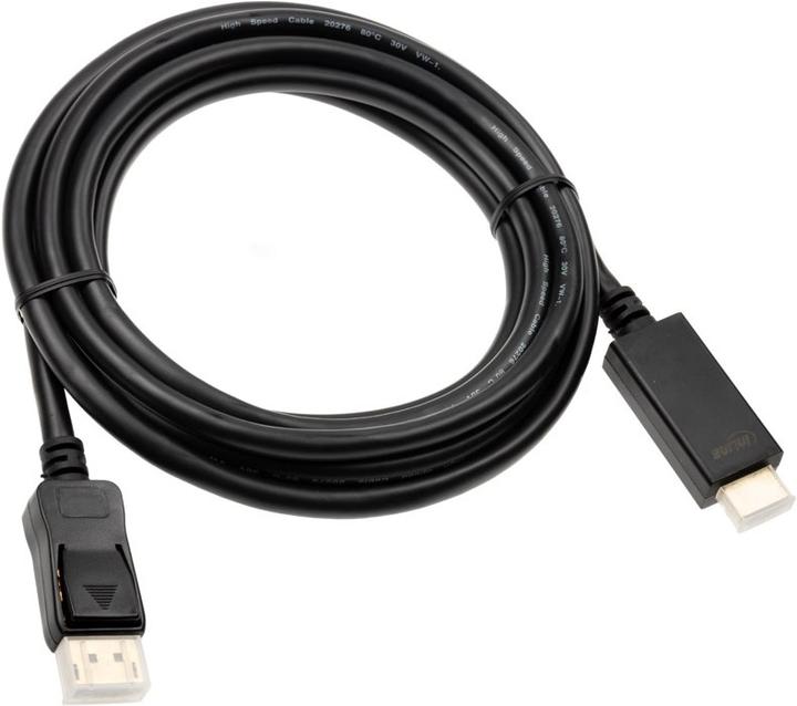 Produktbild InLine DisplayPort — HDMI (Typ A) (3 m, HDMI)