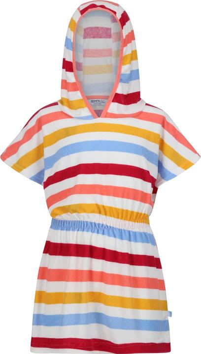 Regatta Childrens/Kids Bernessa Striped Towelling Poncho
