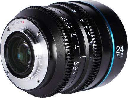 Produktbild Sirui MS24E-G Night Walker 24mm T1.2 S35 Cine Objektiv (E-Mount Gun Metal Gray) (Neuheit) (Angebot) (Sony E, APS-C / DX)