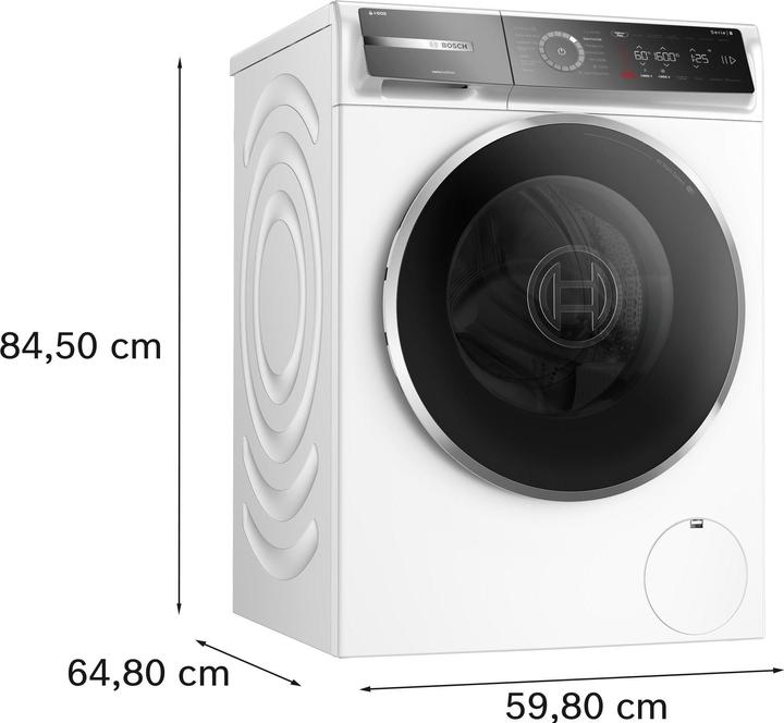 Actual product image Bosch Hausgeräte WGB256A5CH (10 kg, Left, CH plug)
