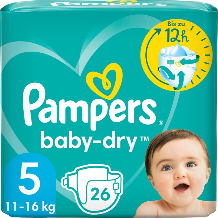 Actual product image Pampers Baby-Dry (Size 5, Pack, 26 Piece)