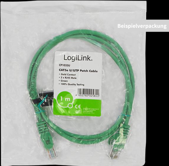 Produktbild LogiLink Netzwerkkabel (U/UTP, CAT5e, 0.25 m)