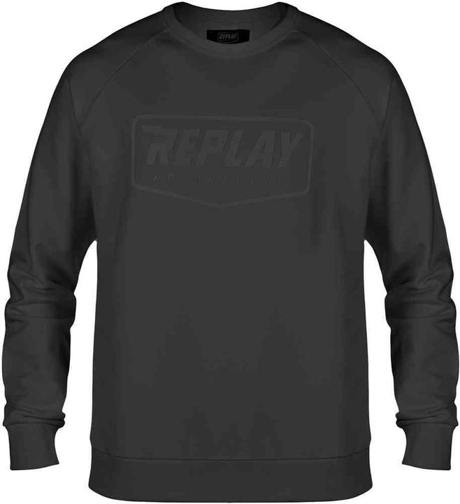 Replay LOGO Sweatshirt schwarz XXL (XXL)