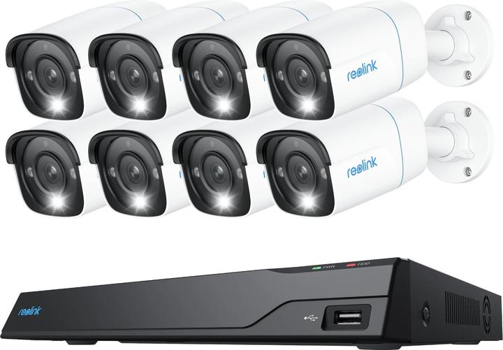 Actual product image Reolink NVS16-8MB8 - 4K Security System, 16-Channel NVR, 24/7 Recording, Person/Vehicle/Animal Detection (3840 x 2160 pixels)