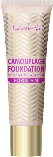 Produktbild Lovely LOVELY Camouflage Foundation Matt & Full Coverage kryjący podkład do twarzy 1 Porcelain 25g