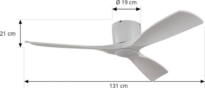 Actual product image Lucande Moneno (53 dB)