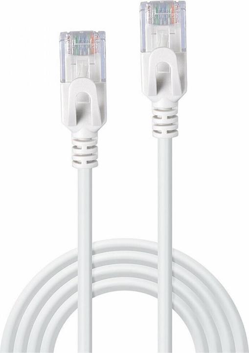 Produktbild Lindy 0.3m Cat.6A U/FTP Ultra Slim Netzwerkkabel, grau RJ45-Stecker, 500MHz, Kupfer, 30AWG (U/FTP, CAT6a, 0.30 m)
