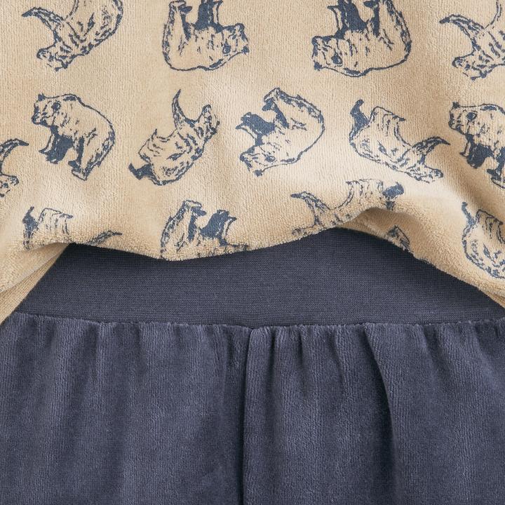 Produktbild La Redoute Collections 2er-Pack Samt-Pyjamas Bär