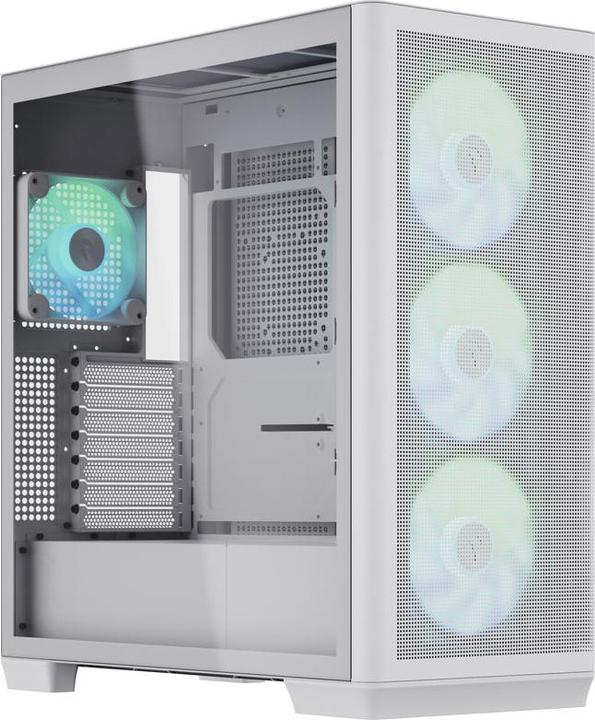 Produktbild AeroCool Geh Midi APNX C1 MicroATX/ATX/MiniITX o.N. (white) (mATX, ATX, Mini-ITX)
