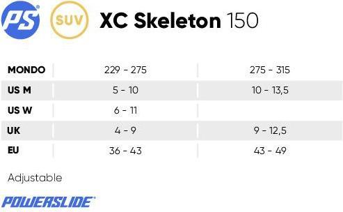 Produktbild Powerslide OFF ROAD SKATES TRINITY XC Skeleton TRI 36-42,5 (36, 42.5)