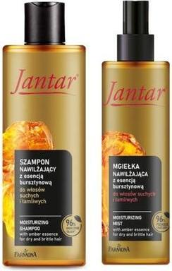 Actual product image Farmona Jantar Moisturising Mist With Amber Essence For Dry And Brittle Hair 200Ml (200 ml)