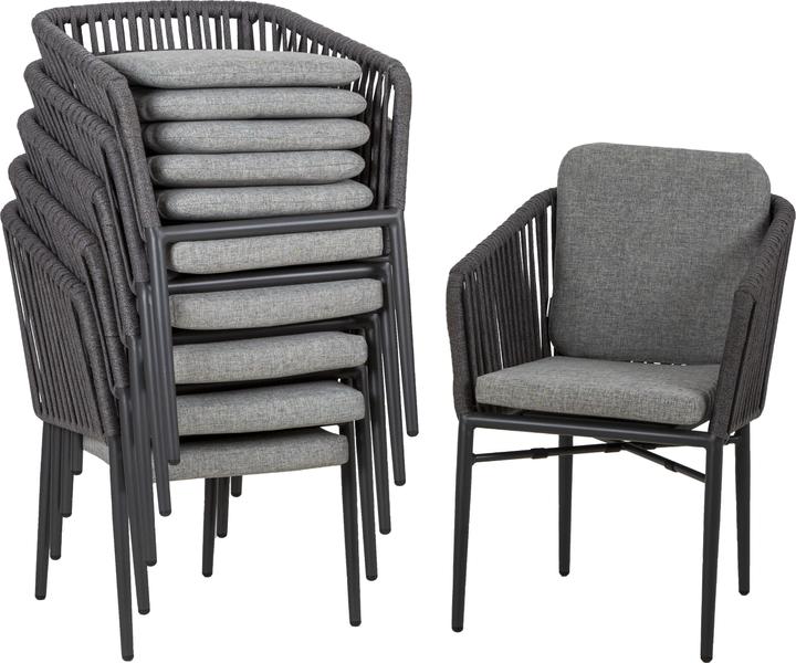 Produktbild Acamp Set 4x MANHATTAN Armsessel + 1x ATACAMA Tisch (180 cm)