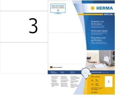 Produktbild HERMA Etiketten A4 perforiert