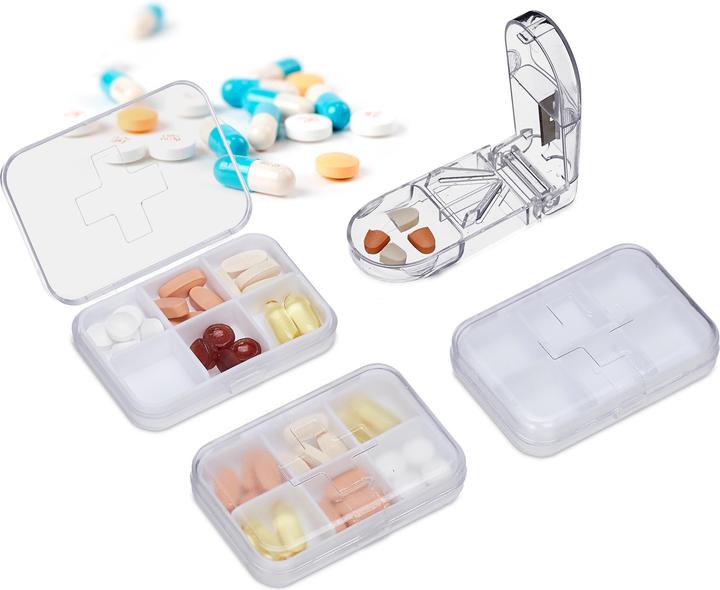 Image du produit Relaxdays Boîte coupe-comprimé