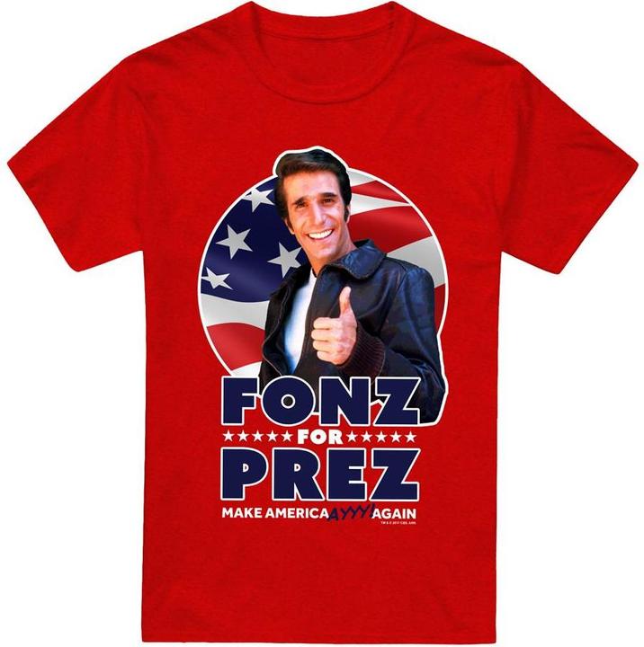 Happy Days Fonz for Prez TShirt (M)