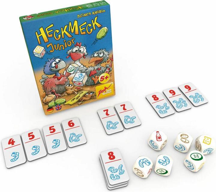 Actual product image Zoch ZOC05088 - Heckmeck Junior - figure/ dice game (DE, EN), for 2 to 5 players, aged 5 and older (English)