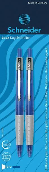 Image du produit Magni Stylo à bille Loox 2 pièces assorties (bleu/transparent, 1 x)