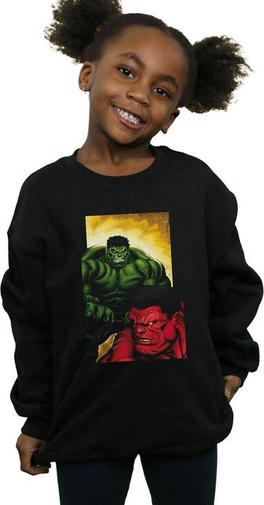 Produktbild Red Hulk Vs Green Hulk Sweatshirt Mädchen (128)
