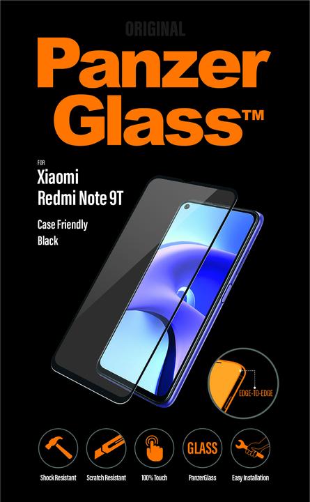 Produktbild PanzerGlass 8038 Mobiltelefon-Bildschirmschutzfolie Xiaomi (1 Stück, Xiaomi Redmi Note 9T)