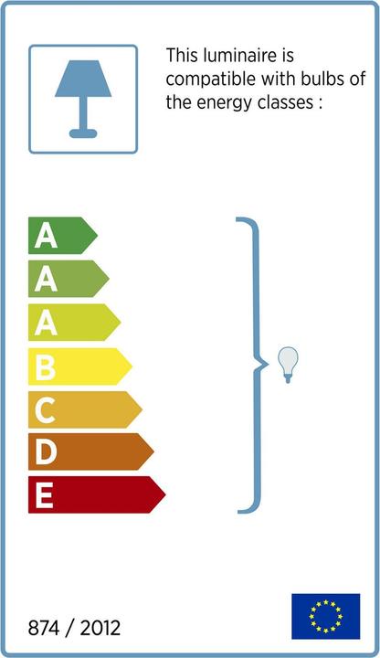 Energie-Label Opviq Chaim (E27)