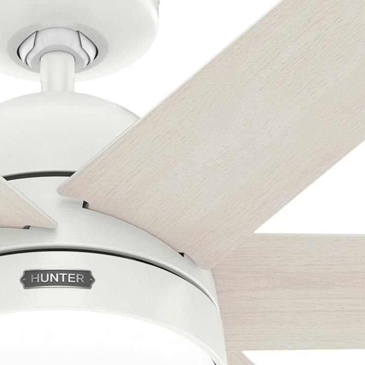 Image du produit Hunter Fans DC Deckenventilator Arete Weiss mit Licht & Fernbedienung (42.70 dB)